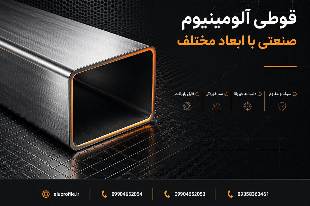 قوطی آلومینیوم صنعتی با ابعاد مختلف
